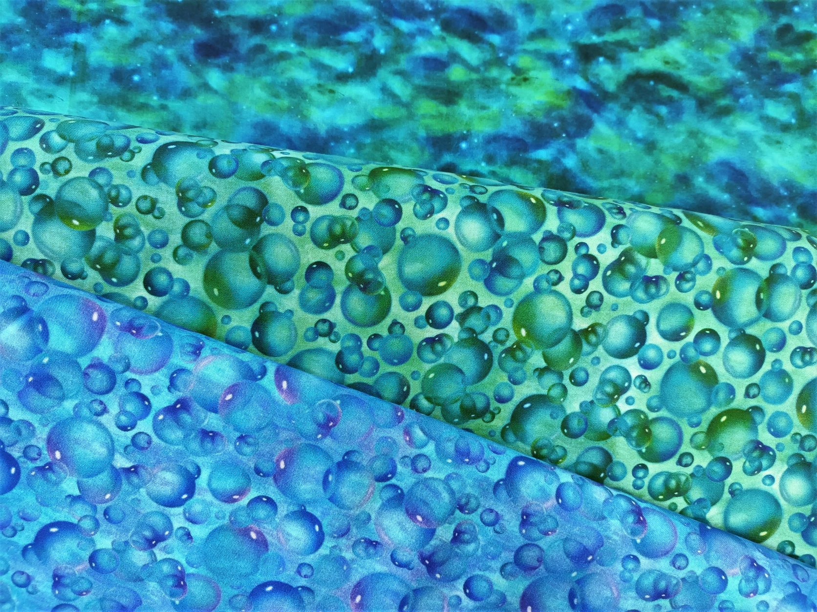 Zelenomodré bubliny
