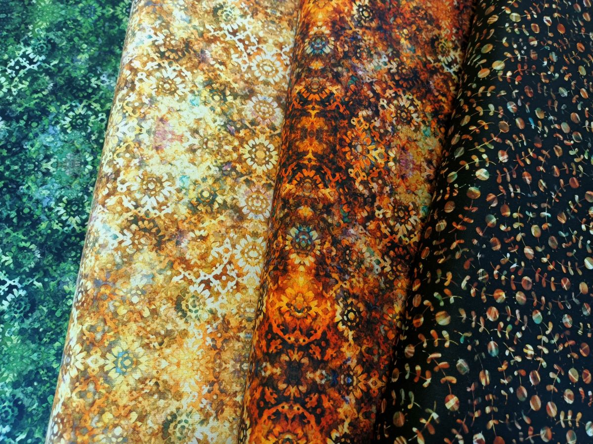 Ornamenty tmavě zelené