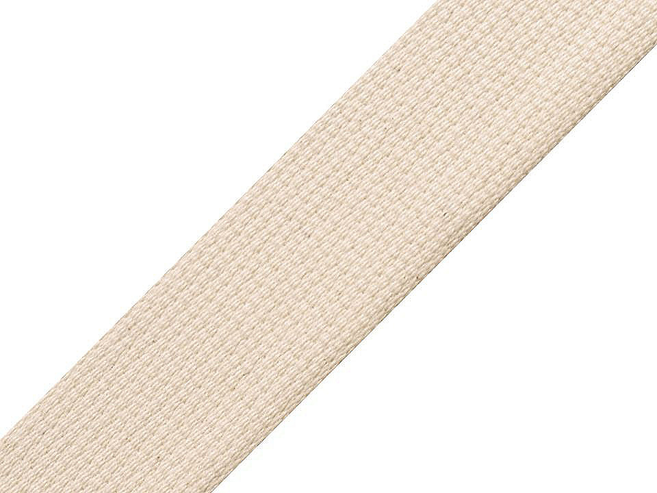 Bavlněný popruh režný šíře 4 cm