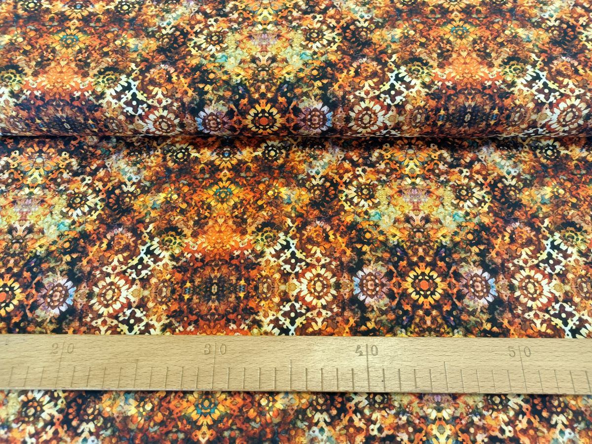 Ornamenty rezavěhnědé