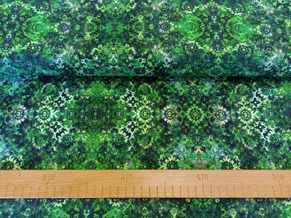 Ornamenty tmavě zelené