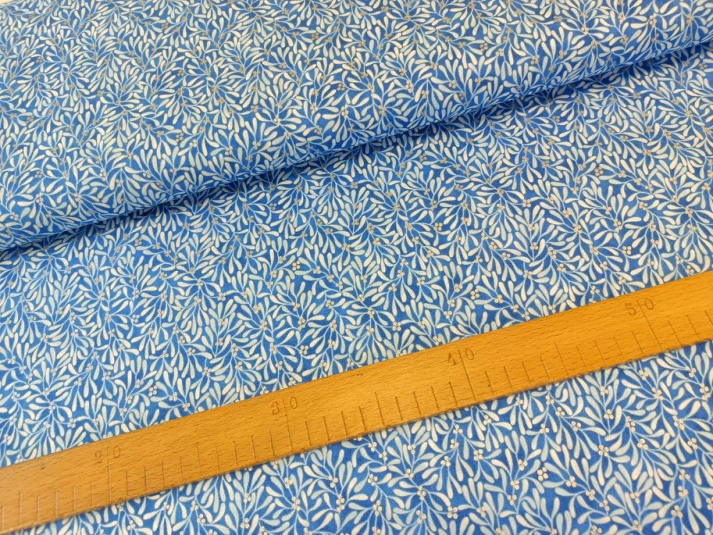 Jmelí bílostříbrné na modré