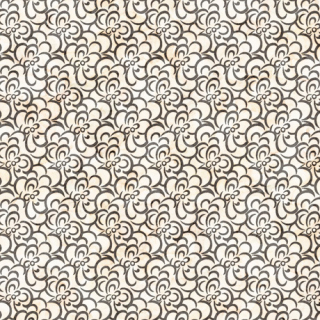 Tmavý květinový vzorek na smetanové