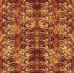 Ornamenty na rezavé