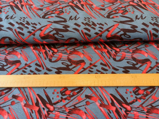 Teplákovina digi - Čmárance na šedé