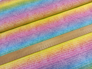 Duhové čárkované proužky