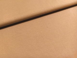 Teplákovina - Cappuccino béžová - OPĚT SKLADEM