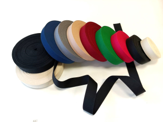 Bavlněný popruh barevný šíře 3 cm 