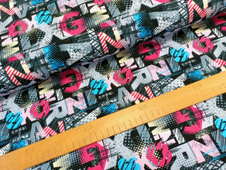 Teplákovina digi - Písmena