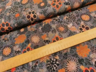 Viskóza - Květy dohněda