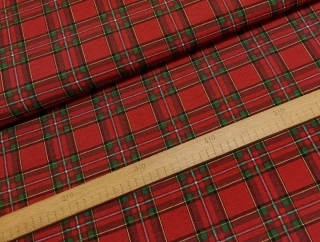 Červené káro - směs