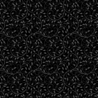 Šedé lístečky na černé