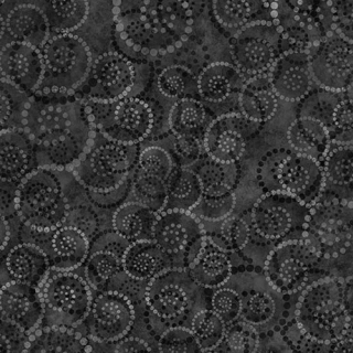 Tečkované spirálky šedé