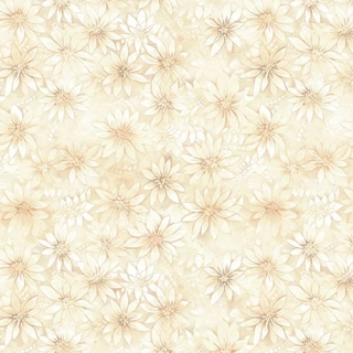 Béžové květy na smetanové
