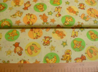 Zvířátka dětská do zelena